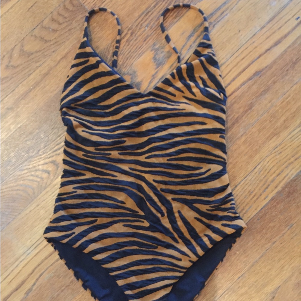 MARA HOFFMAN EMMA TIGER NWT ONE PIECE SMALL